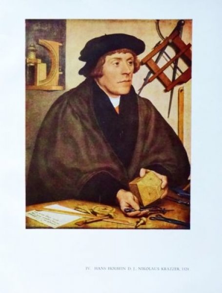 1947 - Hans Holbein D. J. - Nikolaus Kratzer, alter Druck